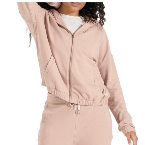 Vuori XL Dogwood Pink Laguna Zip‎ Hoodie